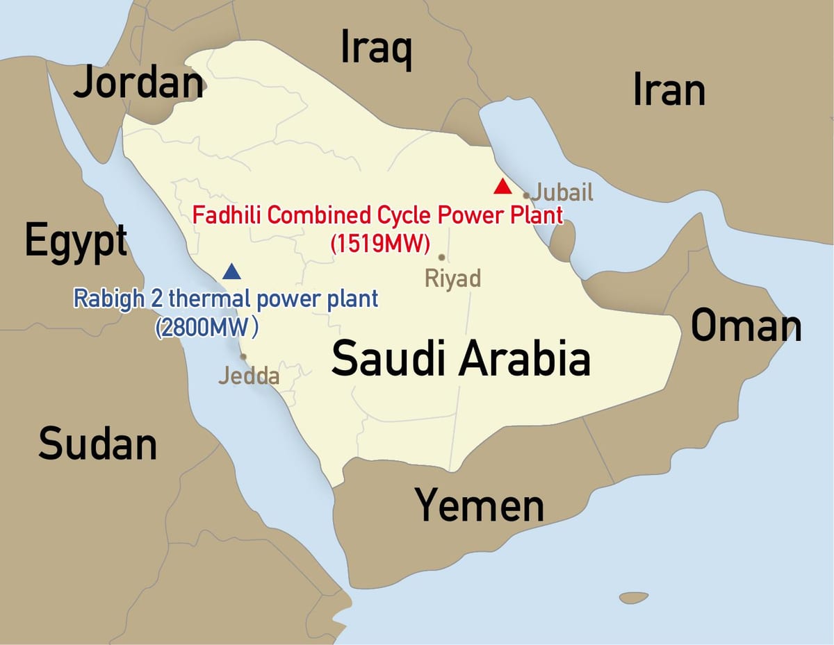 Karta över fadhili Saudiarabien
