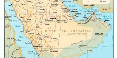 Saudiarabien karta hd