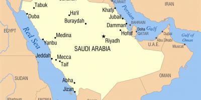 Riyadh, KSA karta